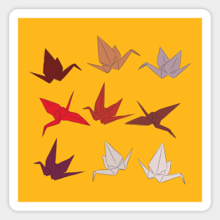 Origami: Paper Cranes Magnet